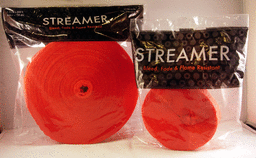 81' Crepe Streamer - Holiday Red