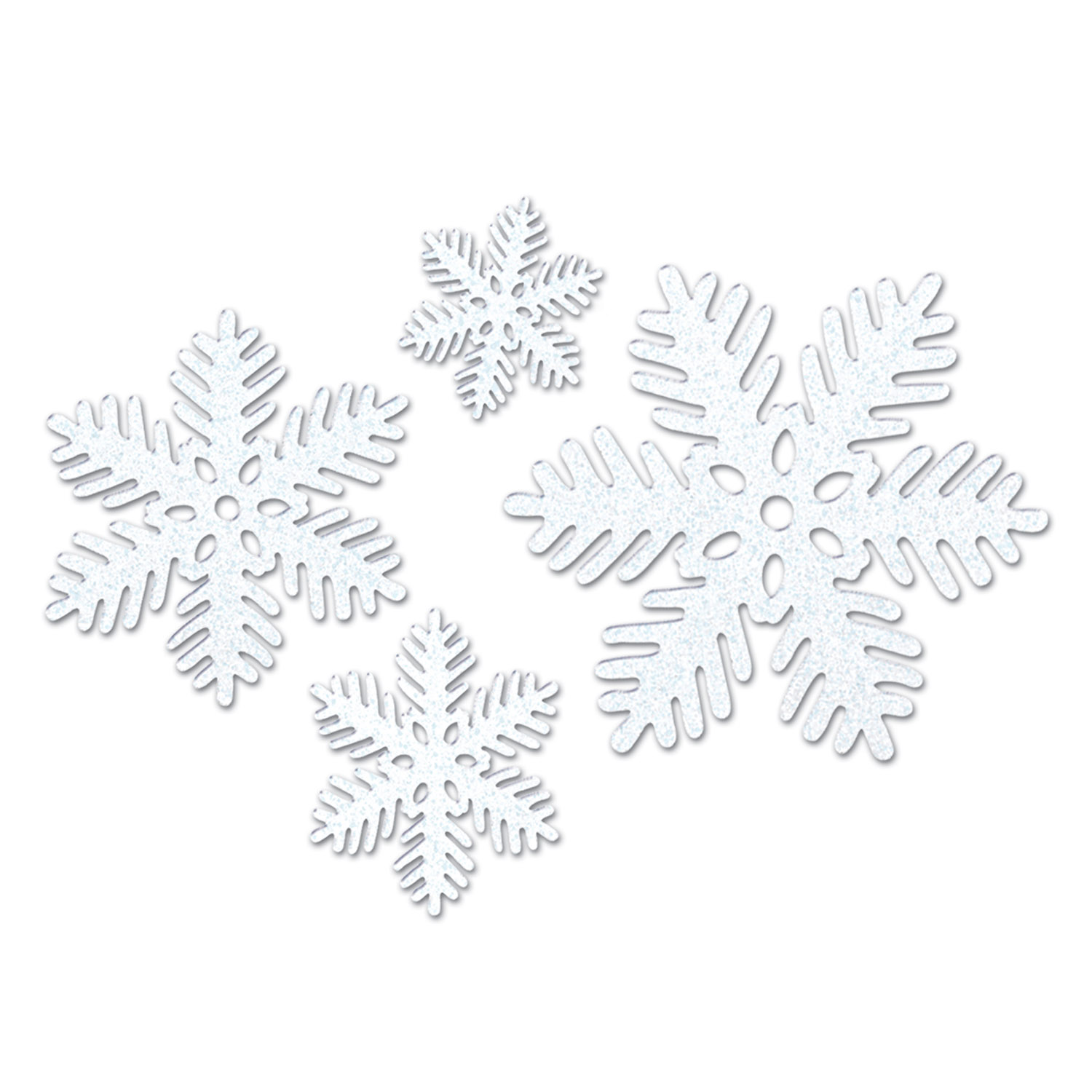 Sparkle Snowflake (gltrd molded plastic) 