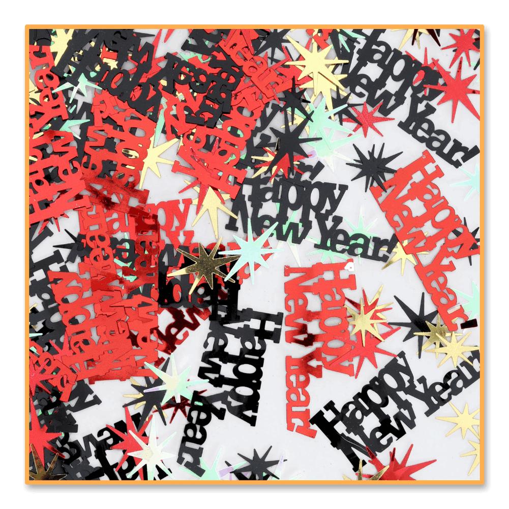 Happy New Year Confetti (multi-color) - BZany.com