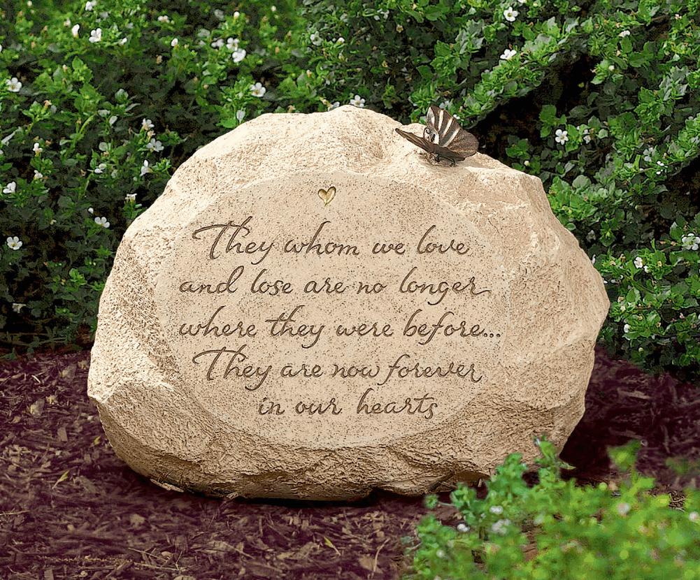 bereavment stone In The Garden - Webhats.com